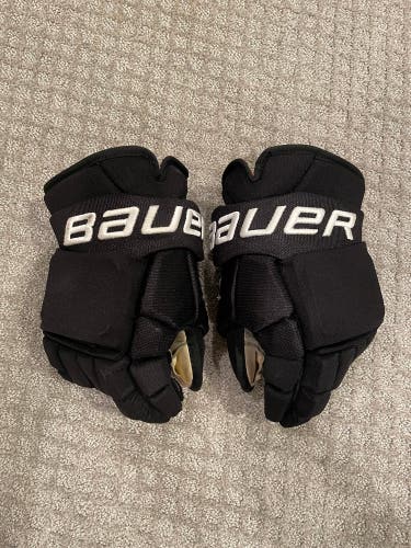 BAUER VAPOR 2X PRO GLOVES W/SHOT BLOCKERS - PHILADELPHIA FLYERS PRO STOCK