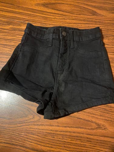 Wild Fable Women’s High Waisted Shorts Size 0 Black