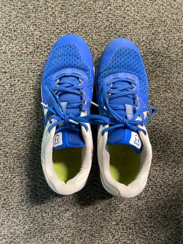 Blue Used Men's 12.0 Metal Under Armour Baseball Cleats