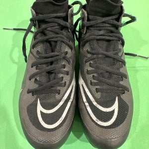 Black Youth Used Men's 4.5 (W 5.5) Molded Nike Huarache Mid Top Footwear