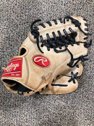 Used Tan Rawlings Gold Glove Elite Right Hand Throw Infield Baseball Glove 11.75"