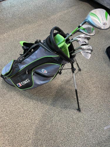 Used US Kids Golf Junior Left Clubs (Full Set) 57"