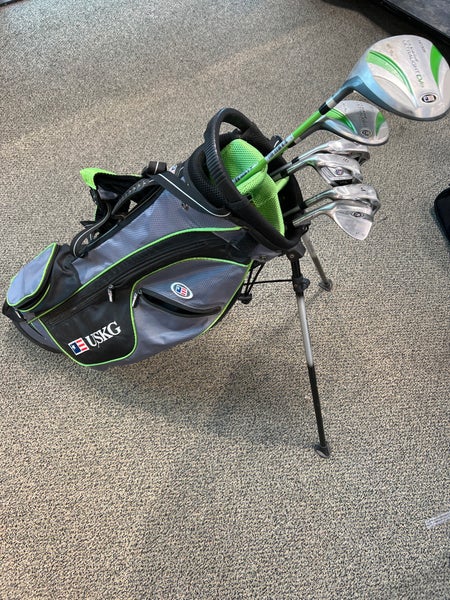 Used US Kids Golf Junior Left Clubs (Full Set) 57"