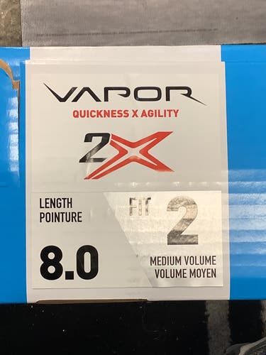 Senior New Bauer Vapor 2X Ice Hockey Skates ~ Skate Size 8 Fit 2