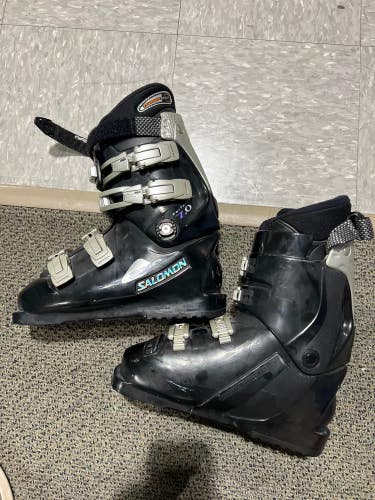 Mondo 25 & mondo 25.5 (290-299mm) Used Women's Salomon All Mountain & Carving Ski Boots Soft (70-90)