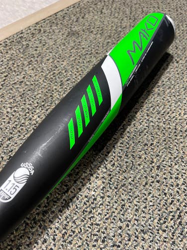 Used USSSA Certified 2016 Easton Mako Composite Bat -10 19OZ 29"