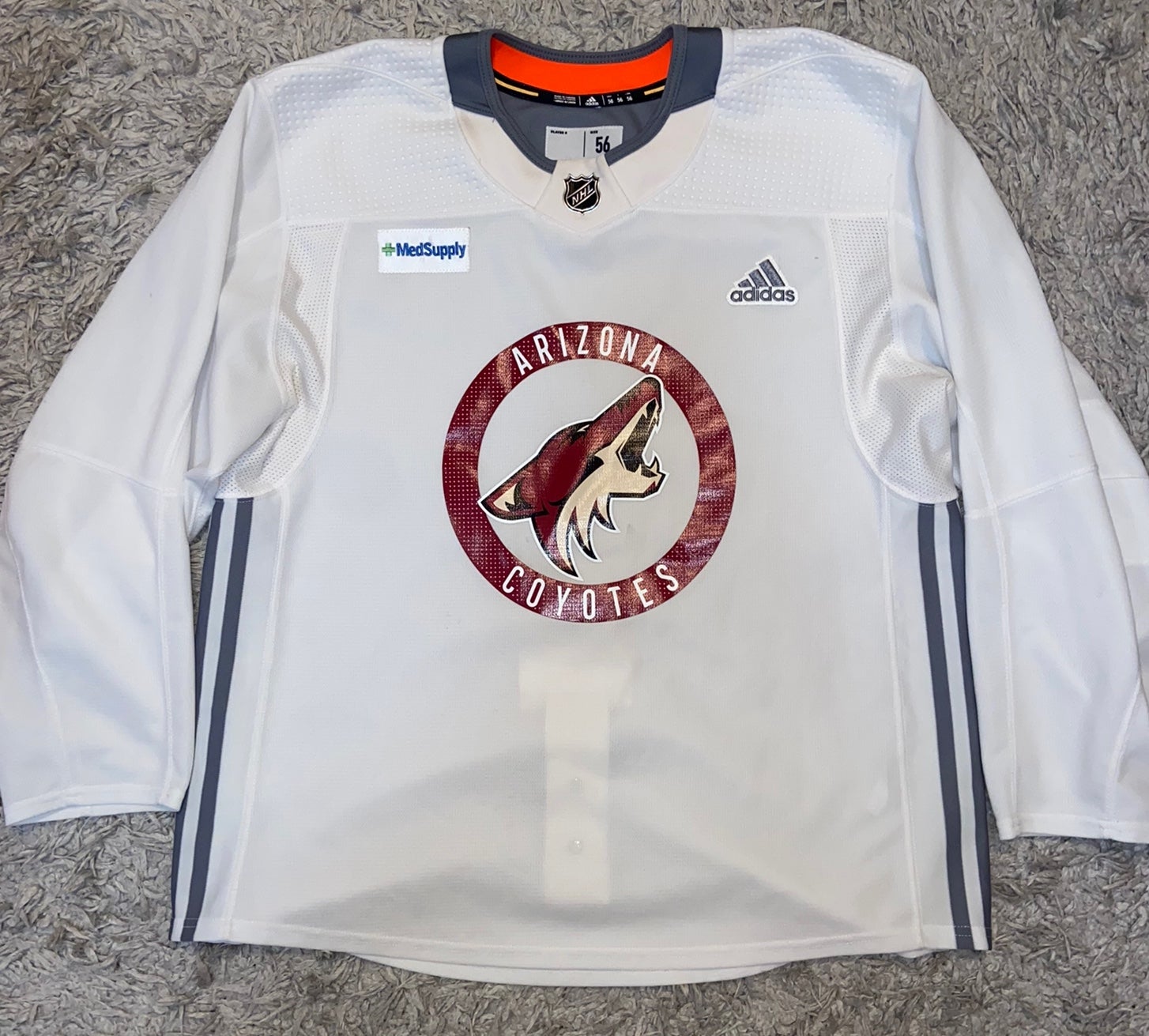 Pro Stock Practice Jersey Arizona Coyotes