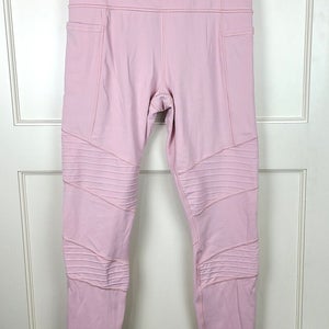 ATHLETA Inclination Moto Tight Powervita Pink Women's Leggings Size: M