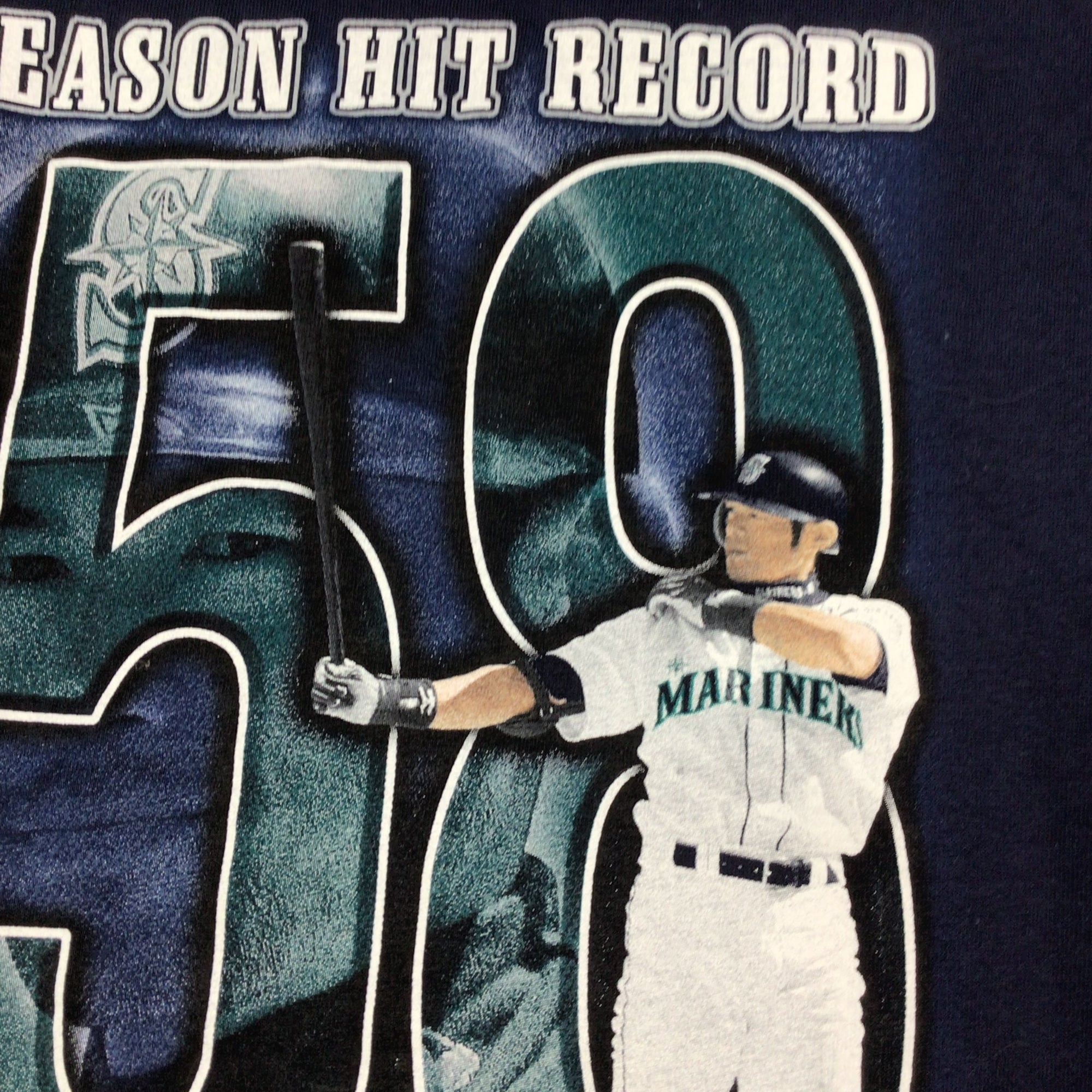 Y2K 2004 Seattle Mariners Ichiro MLB T-shirt. Dead stock, tags