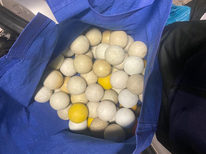 66 Used Lacrosse Balls