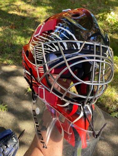 Used Bauer NME 7 Goalie Mask