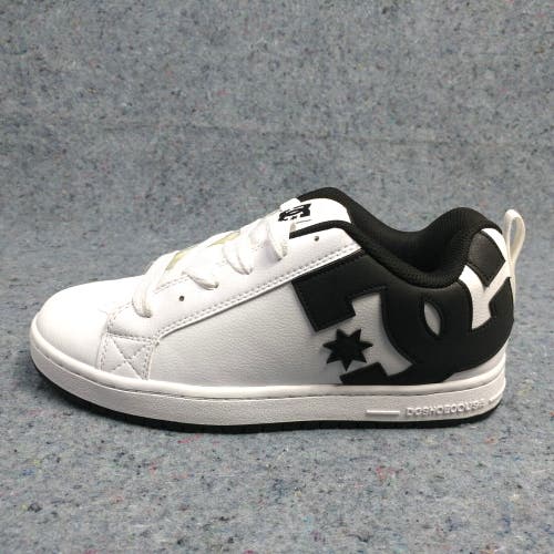 DC Court Graffik Mens Shoes Size 9 Skateboarding Sneakers White Black 42 EU