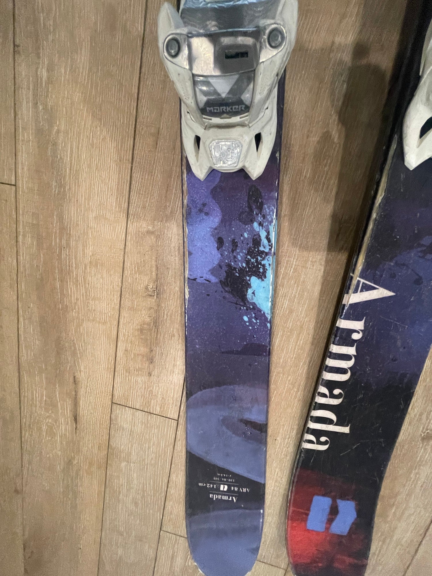 Used 142 cm Max Din 11 ARV 84 Skis SidelineSwap