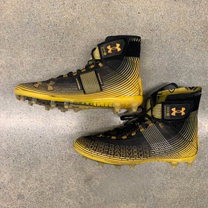 Used Molded Under Armour Spotlight UAF Football Cleats - Size: M 9.0 (W 10.0)