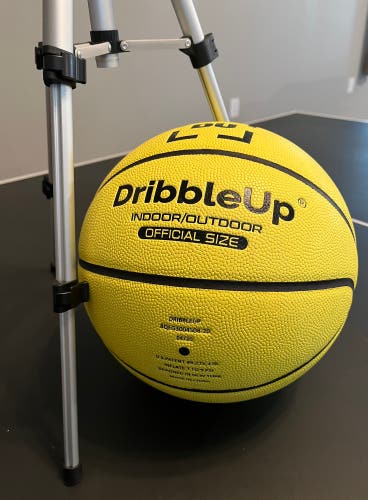 DribbleUp Training Basketball and Heads-Up Stand