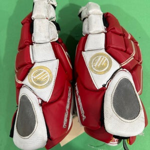 Used Position Maverik Lacrosse Gloves 12"