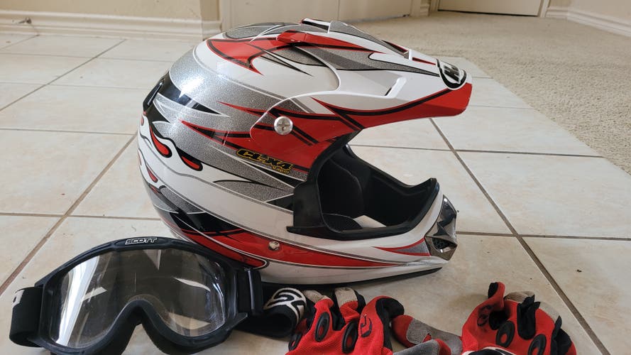 White Used Unisex HJC CL-X4 Vapor