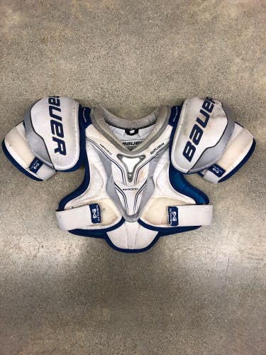 Used Junior Bauer Nexus 9000 Hockey Shoulder Pads (Size: Large)