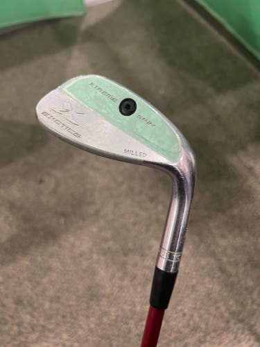 Used Women's Tour Edge Exotic Milled Right Wedge 56 Steel