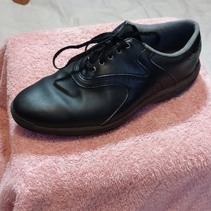 FOOTJOY GREENJOYS GOLF SHOES MENS 12 M CLEATS SPIKES 45462 SNEAKERS BLACK
