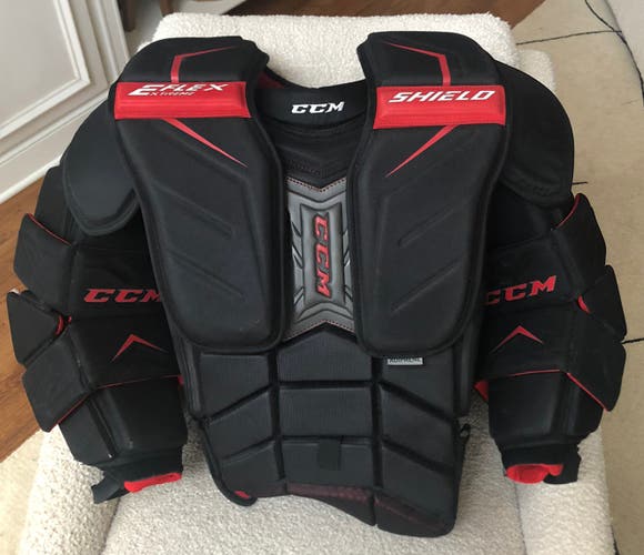 CCM Eflex Shield PRO Hockey Goalie Chest Protector Size Senior XL