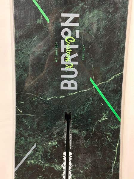 159 WIDE Burton Custom X Camber Mens Snowboard #271 | SidelineSwap