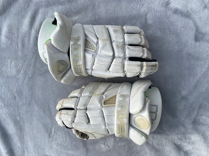 Used Player's Maverik 13" M4 Lacrosse Gloves
