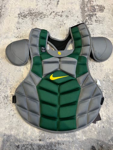 New Nike Vapor Catcher Chest Protector Grey/Green Limited edition NOCSAE Certified