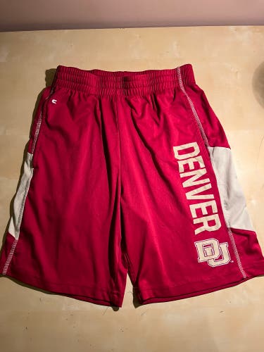 red mens denver university shorts
