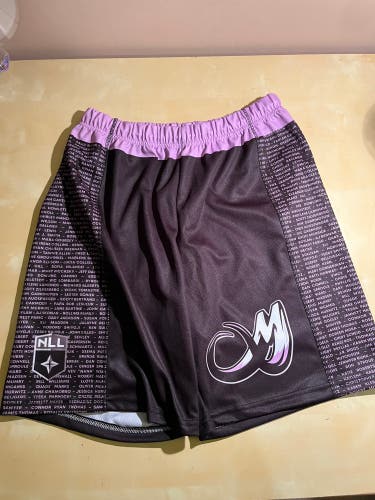 new colorado mammoth lacrosse out cancer shorts