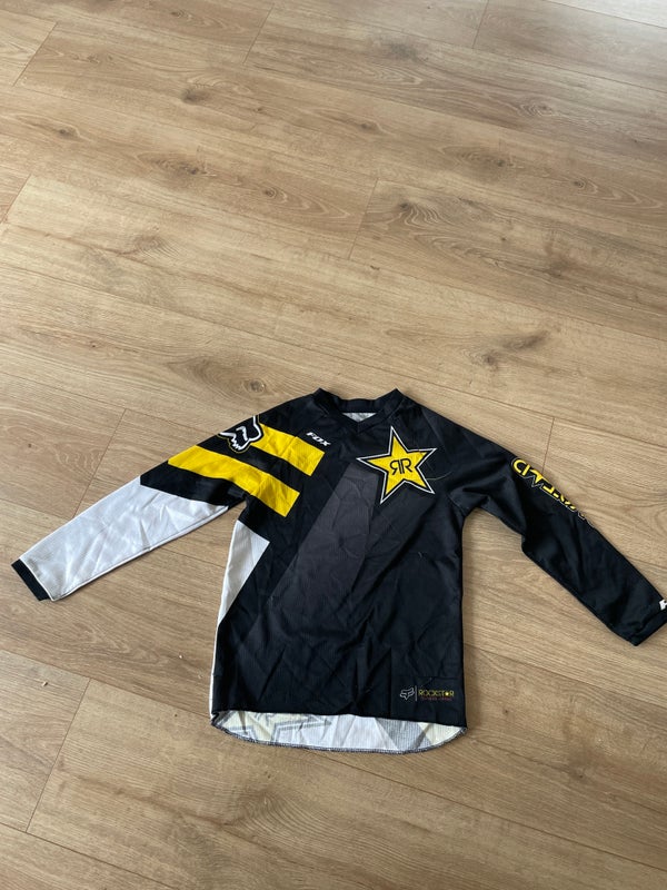 YS White Unisex Fox/Rockstar Race jersey