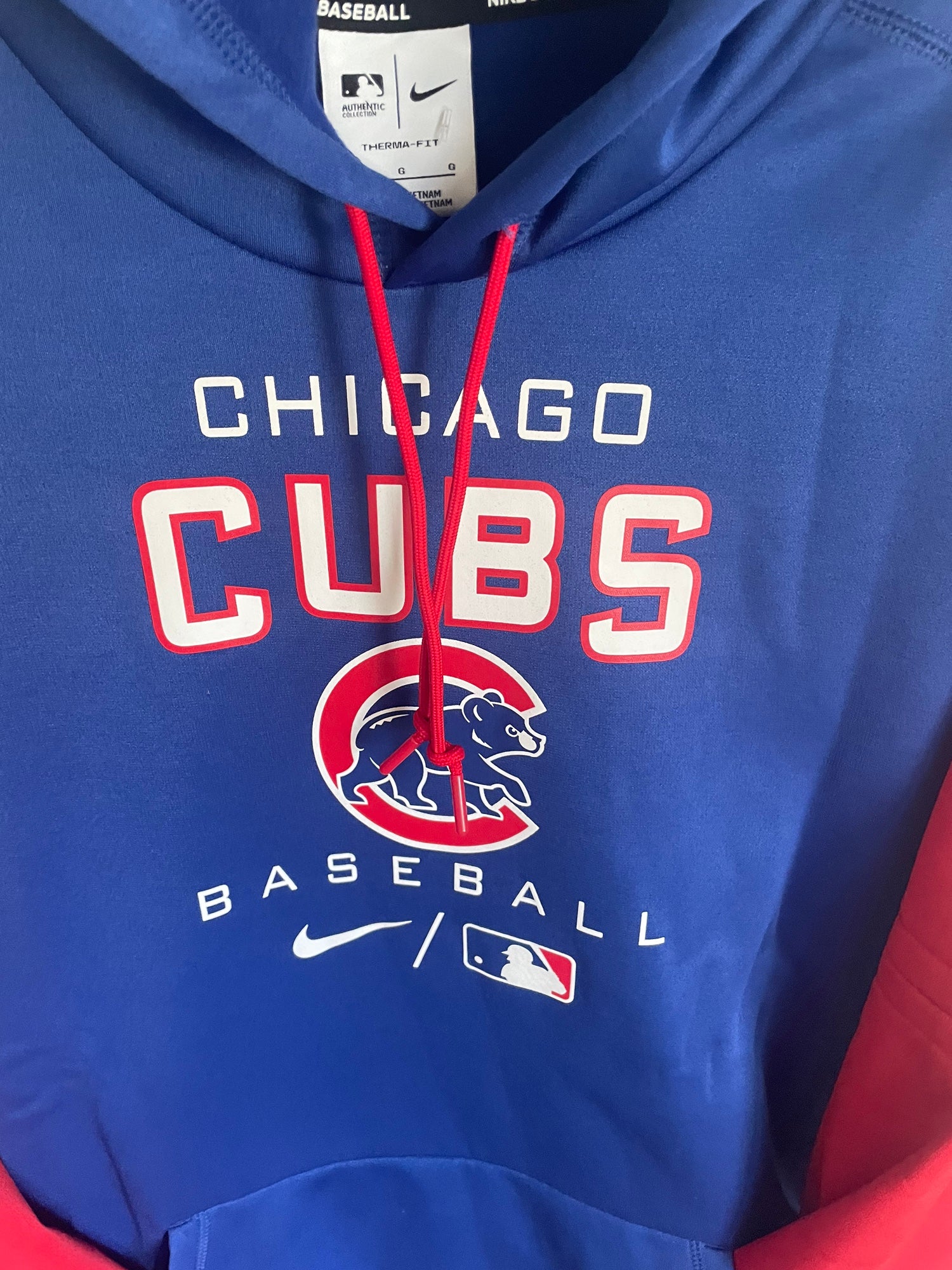 Nike Chicago Cubs MLB Dri-FIT On-Field Navy Therma Hoodie NKXB Sz XL NWT  Men’s