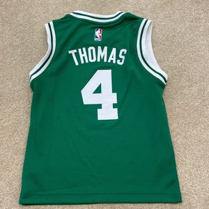 Isaiah Thomas Boston Celtics Jersey Boys Small Youth Kids Green NBA Basketball 4