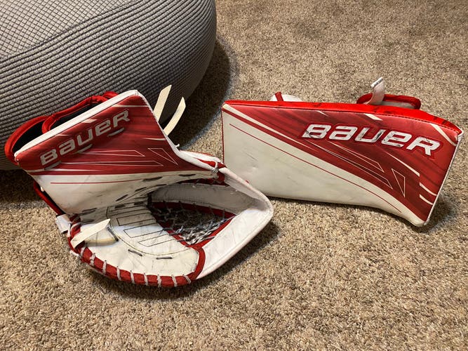 Bauer Supreme S190 Intermediate Blocker And Glove