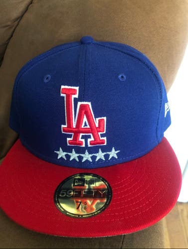 Los Angeles Dodgers New Era MLB Fitted Hat 7 5/8