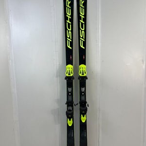 170 cm Lightly Used Fischer World Cup GS RC4 Race Skis with Fischer Z11 Bindings