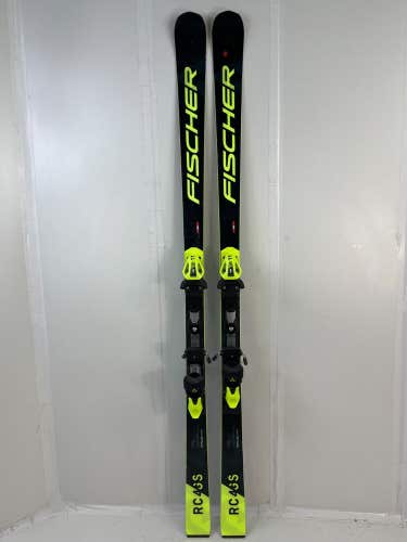 170 cm Lightly Used Fischer World Cup GS RC4 Race Skis with Fischer Z11 Bindings