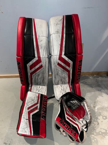 33" Vaughn Pro Stock Goalie Leg Pads