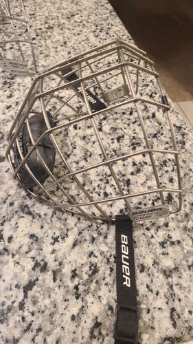 Used Medium Bauer Profile III Facemask Full Cage