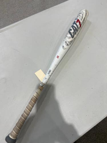 Used BBCOR Certified Marucci CAT 7 Alloy Bat -3 30OZ 33"
