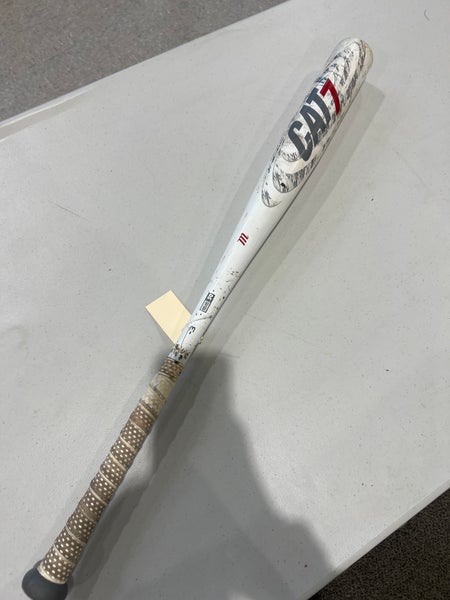 Used BBCOR Certified Marucci CAT 7 Alloy Bat -3 30OZ 33"