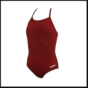 Arena Master FL Berry Red One Piece Swimsuit Girls Size 28