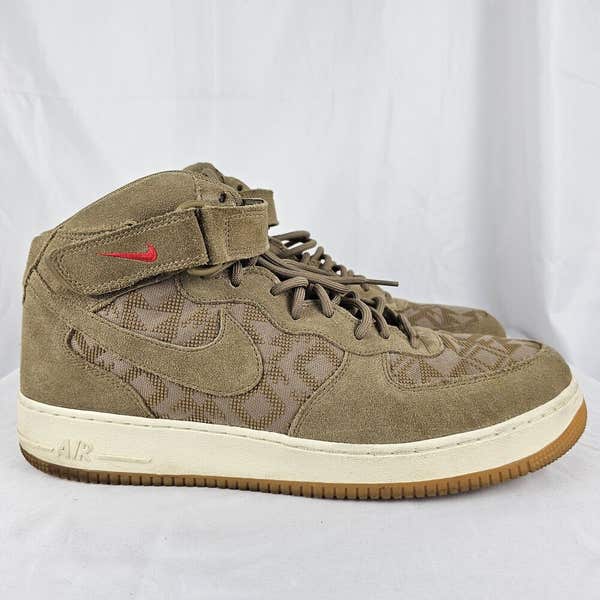 Size 14 2018 Nike Air Force 1 Mid Premium N7 Canteen Brown ナイキ エアフォース1 ミッド N7