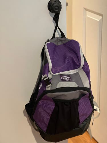 Youth Rawlings Players Team Backpack - purple