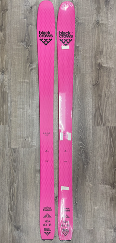 New Unisex Black Crows 183 cm All Mountain Corvus Freebird Skis With Bindings