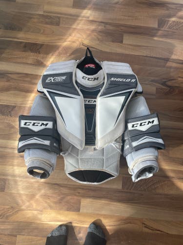 Used Medium CCM  Extreme Flex Shield 2 Goalie Chest Protector