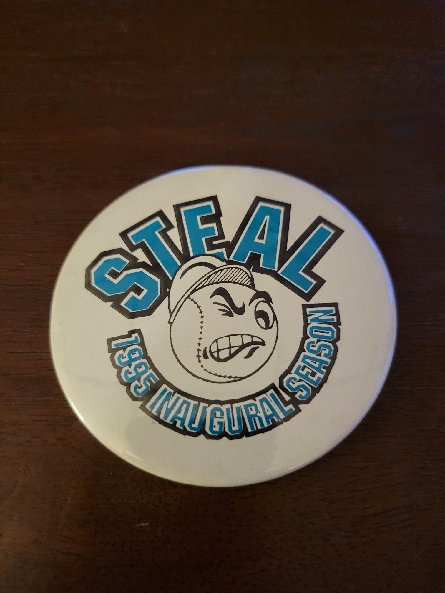 Johnstown Steal 1995 Inaugural Season Button