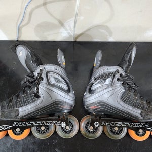 Used Mission D4 Inline Skates Size 8