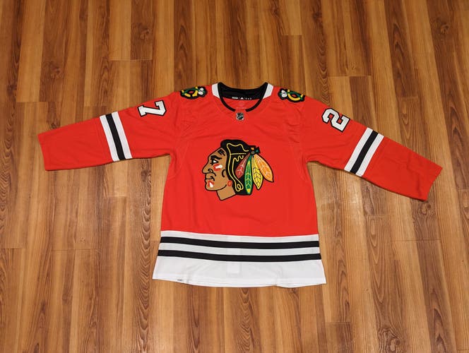 Lukas Reichel Authentic Adidas Blackhawks Jersey 54
