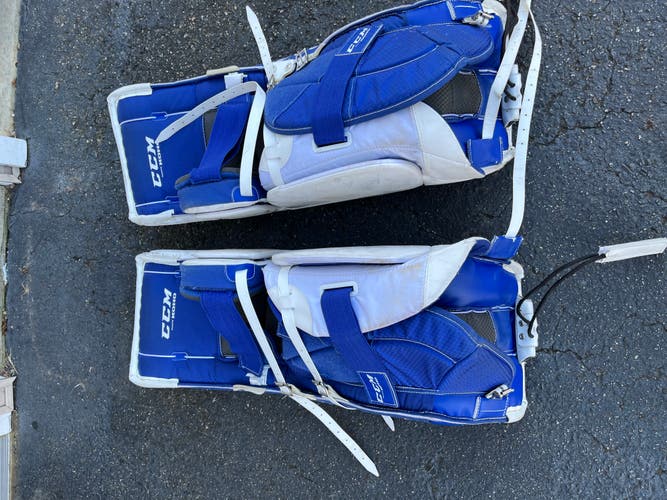 Used 31" CCM Revolution 597 Goalie Leg Pads